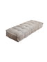 Atelier Del Sofa Cojín Boho Dokuma Gris Tela Teddy 180x22x68 cm